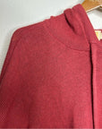 Nation LTD Alpaca Cotton Distressed Hooded Knit Sweater
