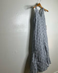 Nation 100% Organic Cotton Lighweight Floral Tie Back Tank Midi Dress