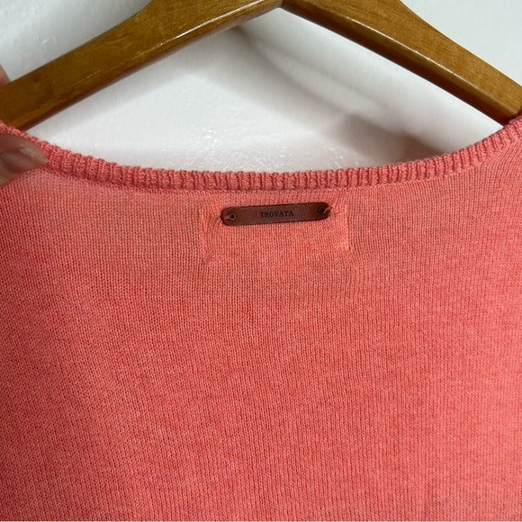 Trovata Cashmere Cotton 'Bermuda' Pullover Knit Sweater