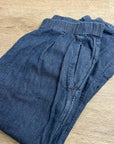 Eileen Fisher 100% Organic Cotton Denim Chambray Pull on Jogger Style Pant