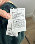 Uniqlo 100% Cashmere Crew Neck Button Down Cardigan Sweater in Olive Green