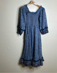 Cleobella 100% Organic Cotton Eva Smocked Floral Midi Dress