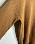 FRAME 100% Cashmere Oversized Turtleneck Sweater in Camel Heather