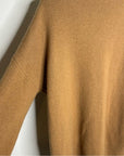 FRAME 100% Cashmere Oversized Turtleneck Sweater in Camel Heather