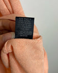 NWT Lafayette 148 100% Linen Salmon Pink Knit Textured Lace Tank Top