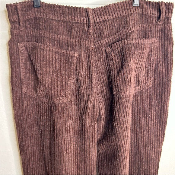 Reformation 100% Organic Cotton Preston Baggy Straight Corduroy