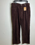 Reformation 100% Organic Cotton Preston Baggy Straight Corduroy