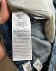 Madewell 100% Cotton Denim The Curvy Darted Barrel Jean Silver Studded Detail