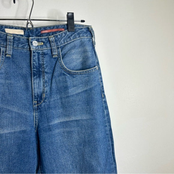 Anthropologie Anthropologie Pilcro 100% Cotton High Rise Straight Leg Jean - Cotton, Denim