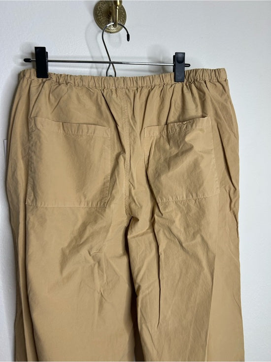 Nation LA 100% Pima Cotton Lucia Drawstring Wide Leg Pant in Toffee
