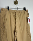 Nation LA 100% Pima Cotton Lucia Drawstring Wide Leg Pant in Toffee