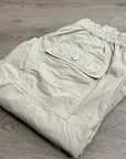 AMO 100% Cotton Tan High Waisted Straight Leg Lightweight Pull on Pant