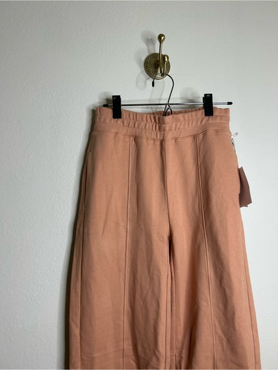 Nation LA 100% Pima Cotton Peach Lincoln Flare Split Hem Wide Leg Pant