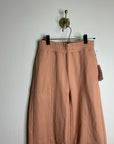 Nation LA 100% Pima Cotton Peach Lincoln Flare Split Hem Wide Leg Pant