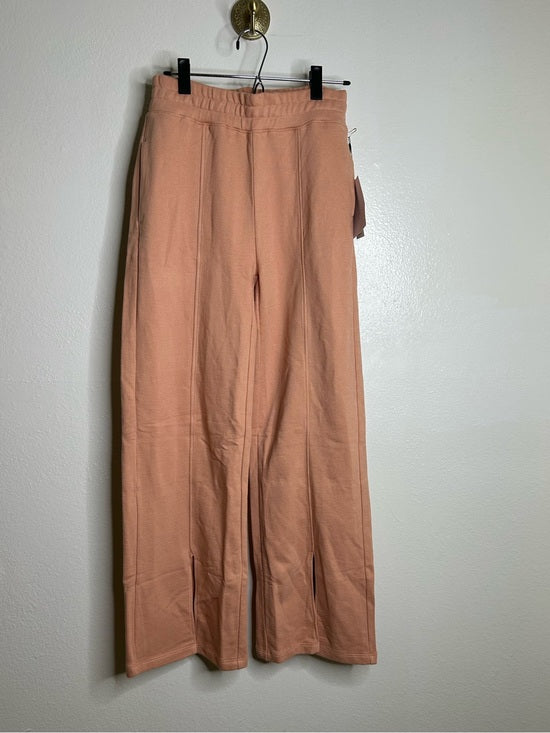 Nation LA 100% Pima Cotton Peach Lincoln Flare Split Hem Wide Leg Pant
