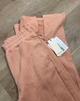 Nation LA 100% Pima Cotton Peach Lincoln Flare Split Hem Wide Leg Pant