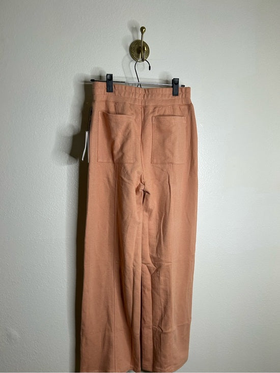 Nation LA 100% Pima Cotton Peach Lincoln Flare Split Hem Wide Leg Pant