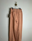 Nation LA 100% Pima Cotton Peach Lincoln Flare Split Hem Wide Leg Pant