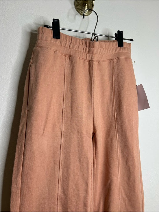 Nation LA 100% Pima Cotton Peach Lincoln Flare Split Hem Wide Leg Pant