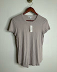 James Perse 100% Cotton Light Purple Short Sleeve T - Shirt