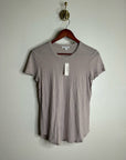 James Perse 100% Cotton Light Purple Short Sleeve T - Shirt