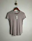 James Perse 100% Cotton Light Purple Short Sleeve T - Shirt