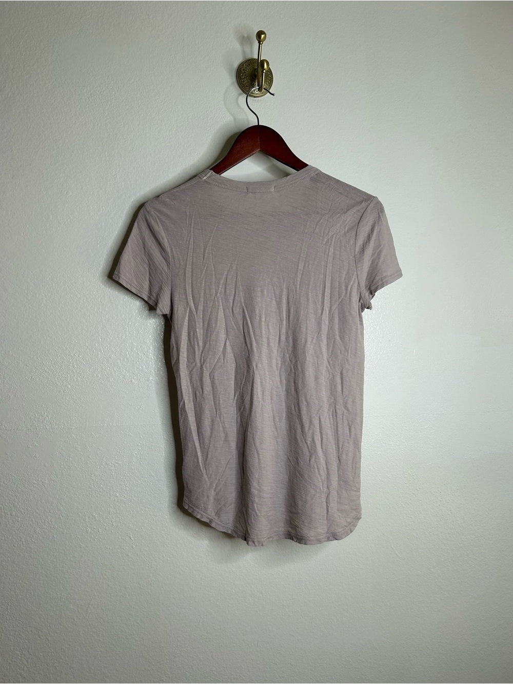 James Perse 100% Cotton Light Purple Short Sleeve T - Shirt