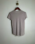 James Perse 100% Cotton Light Purple Short Sleeve T - Shirt