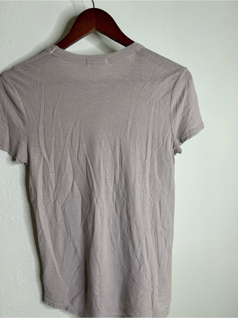 James Perse 100% Cotton Light Purple Short Sleeve T - Shirt