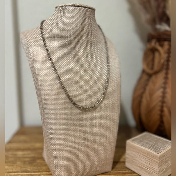 Necklace 925 Sterling Silver Textured Thick Popcorn Chain Necklace