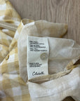 Cleobella x Arrows & Bows 100% Organic Cotton Yellow Gingham Sunkissed Set