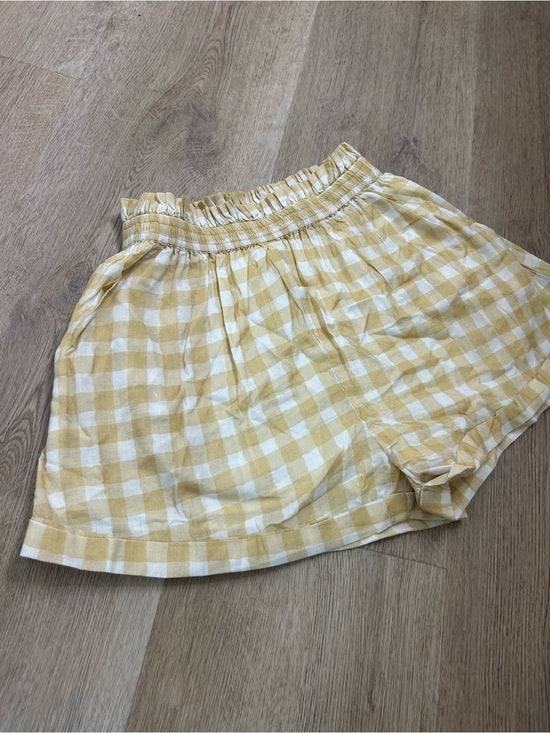 Cleobella x Arrows &amp; Bows 100% Organic Cotton Yellow Gingham Sunkissed Set