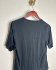 Nation LTD 100% Pima Cotton V - Neck Ruffle Blondie Short Sleeve Top