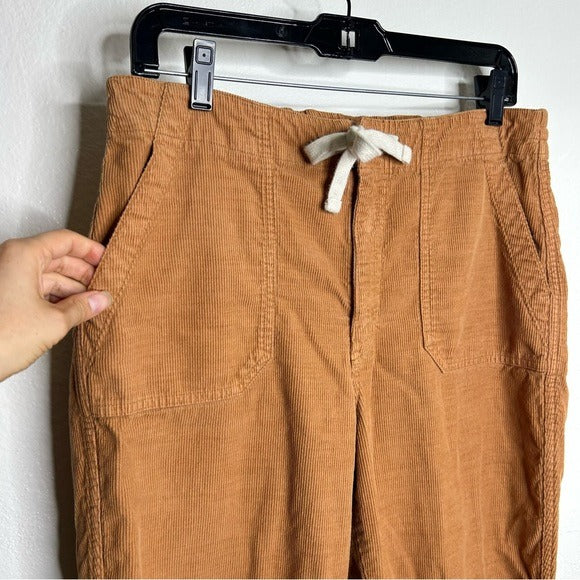 J. Crew J. Crew 100% Cotton Tie Waist Camp Straight Leg Corduoory Pant - Cotton