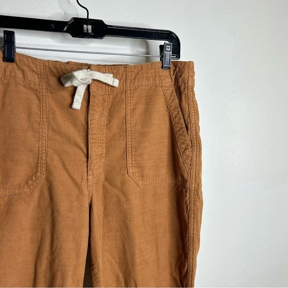 J. Crew J. Crew 100% Cotton Tie Waist Camp Straight Leg Corduoory Pant - Cotton