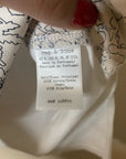 Rag & Bone Silk Cotton Panel Floral Neutral Layered Tank Top