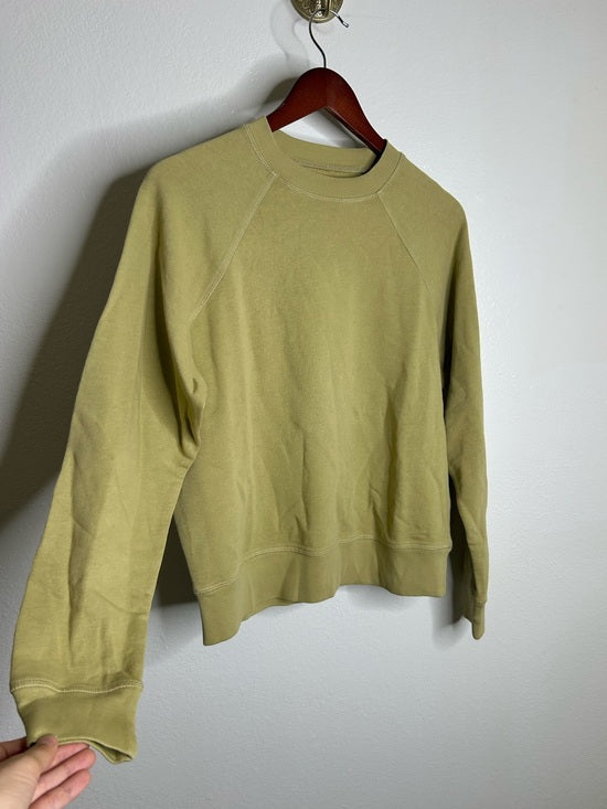 MATE the Label MATE The Label 100% Organic Cotton Lightweight Terry Raglan Sweatshirt - Cotton, Terrycloth