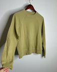 MATE The Label 100% Organic Cotton Lightweight Terry Raglan Sweatshirt