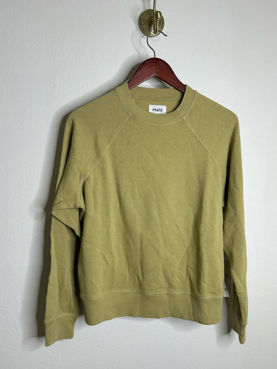 MATE the Label MATE The Label 100% Organic Cotton Lightweight Terry Raglan Sweatshirt - Cotton, Terrycloth