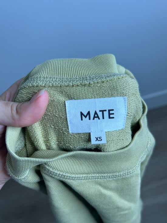 MATE The Label 100% Organic Cotton Lightweight Terry Raglan Sweatshirt