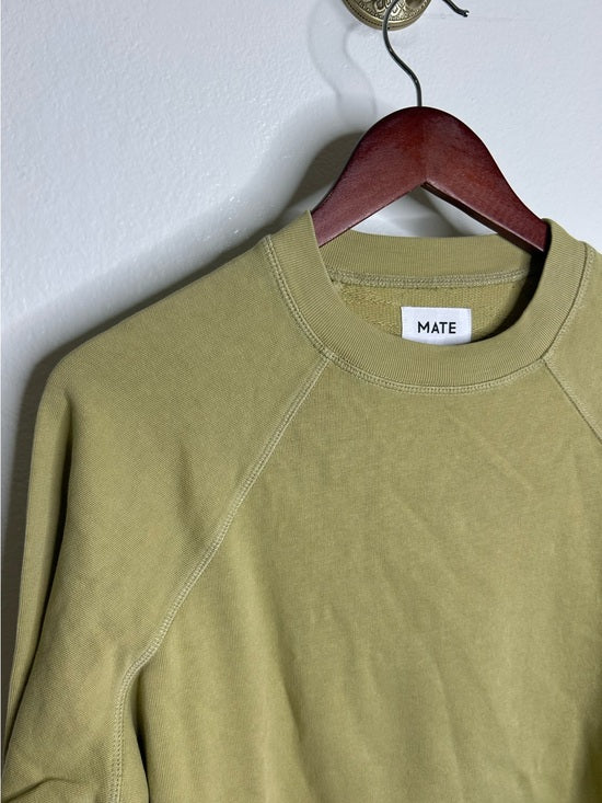 MATE the Label MATE The Label 100% Organic Cotton Lightweight Terry Raglan Sweatshirt - Cotton, Terrycloth