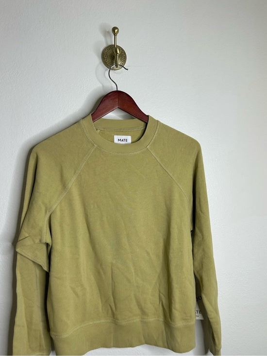 MATE the Label MATE The Label 100% Organic Cotton Lightweight Terry Raglan Sweatshirt - Cotton, Terrycloth