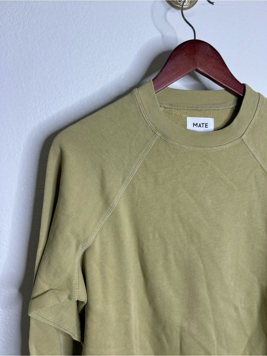 MATE the Label MATE The Label 100% Organic Cotton Lightweight Terry Raglan Sweatshirt - Cotton, Terrycloth