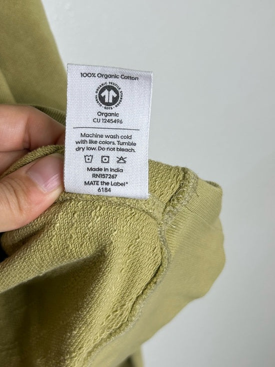 MATE The Label 100% Organic Cotton Lightweight Terry Raglan Sweatshirt