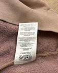 Anine Bing 100% Cotton Oversized Tyler 'BING' Spellout Sweatshirt in Tan