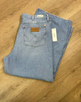 Wrangler 100% Cotton High Rise Wide Leg Worldwide 661 Soft Denim Jean