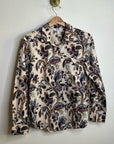 & Other Stories 100% Cotton Neutral Crinkle Cotton Button Down Shirt