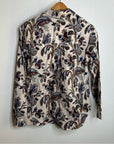 & Other Stories 100% Cotton Neutral Crinkle Cotton Button Down Shirt