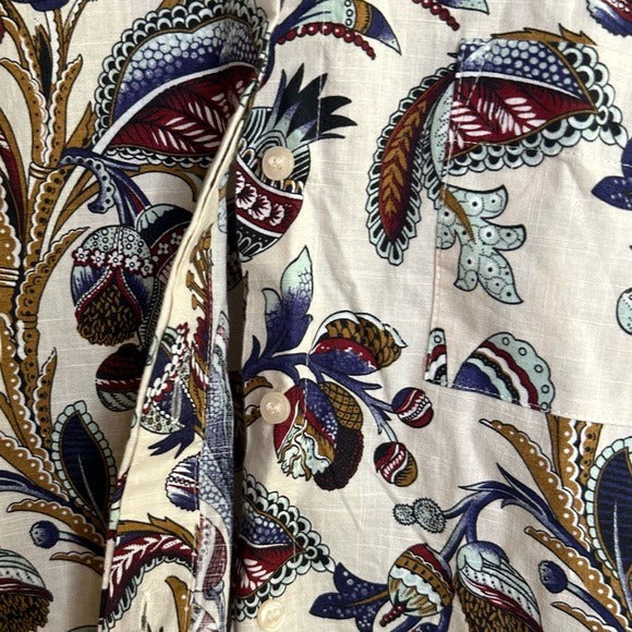 &amp;amp; Other Stories &amp;amp; Other Stories 100% Cotton Neutral Crinkle Cotton Button Down Shirt - Cotton