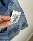 Hudson 100% Cotton Acid Wash Button Down Oversized Shirt